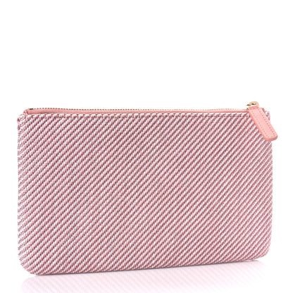 Chanel Mixed Fibers Small Deauville Pouch Pink 3 of 10