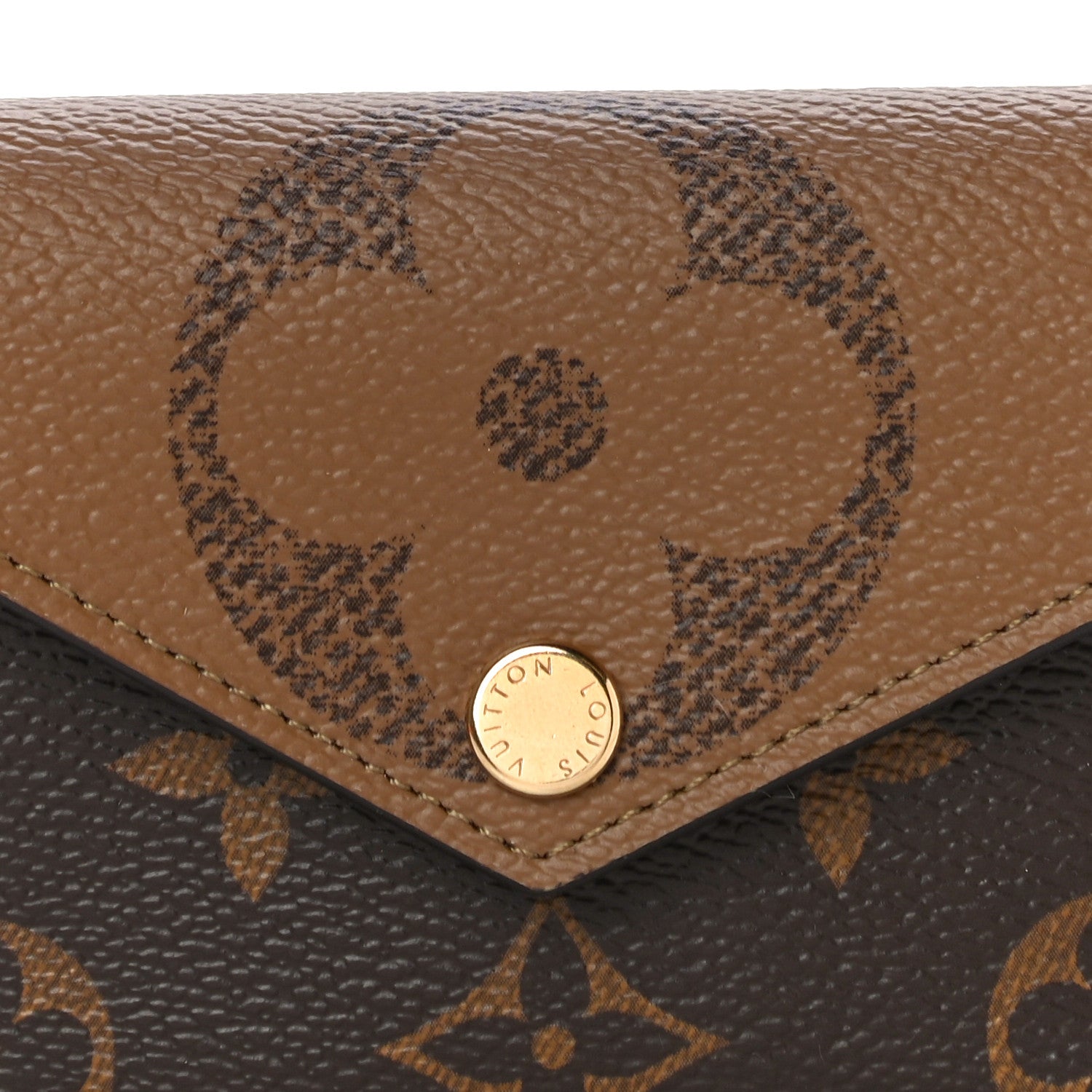 Louis Vuitton Reverse Monogram Giant Zoe Wallet 7 of 10