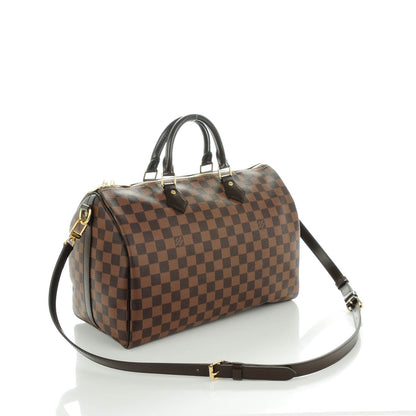 Louis Vuitton Damier Ebene Speedy Bandouliere 35 3 of 8