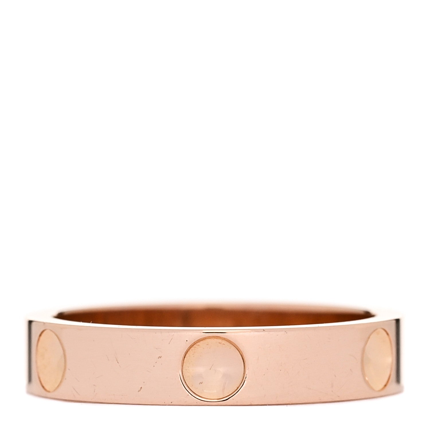 Louis Vuitton 18K Rose Gold Empreinte Ring 48 4.5 3 of 5