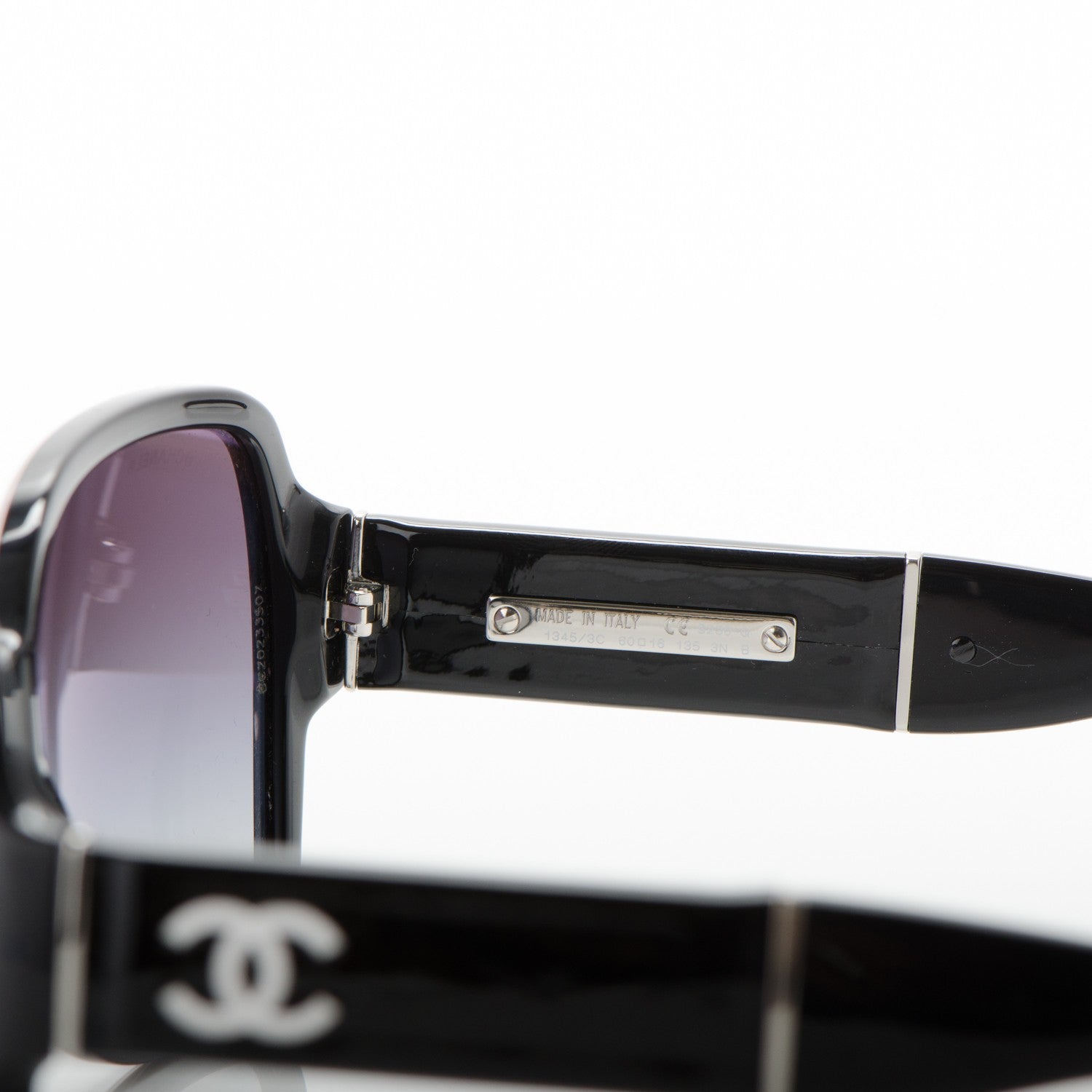Chanel Patent CC Sunglasses 5230-Q Black 6 of 8