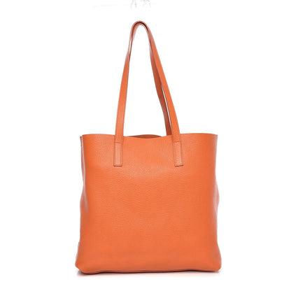 Prada Vitello Daino Shopping Tote Papaya 1 of 8