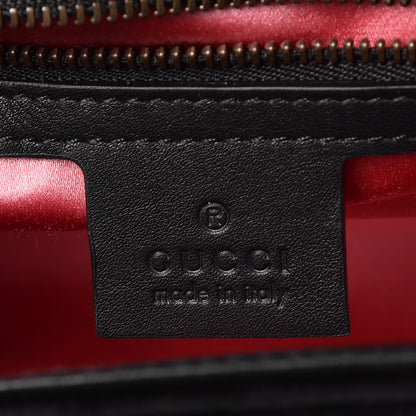Gucci Velvet Matelasse Small GG Marmont Shoulder Bag Black 7 of 8