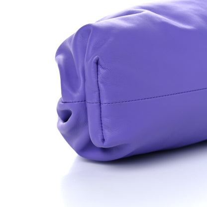 Bottega Veneta Smooth Butter Calf The Pouch Oversized Clutch Purple 8 of 9