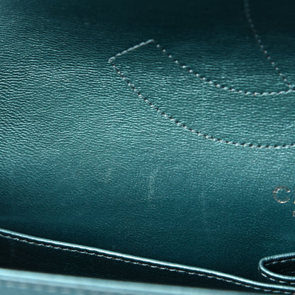 Chanel Metallic Calfskin Quilted 2.55 Reissue 227 Flap Turquoise 12 of 15