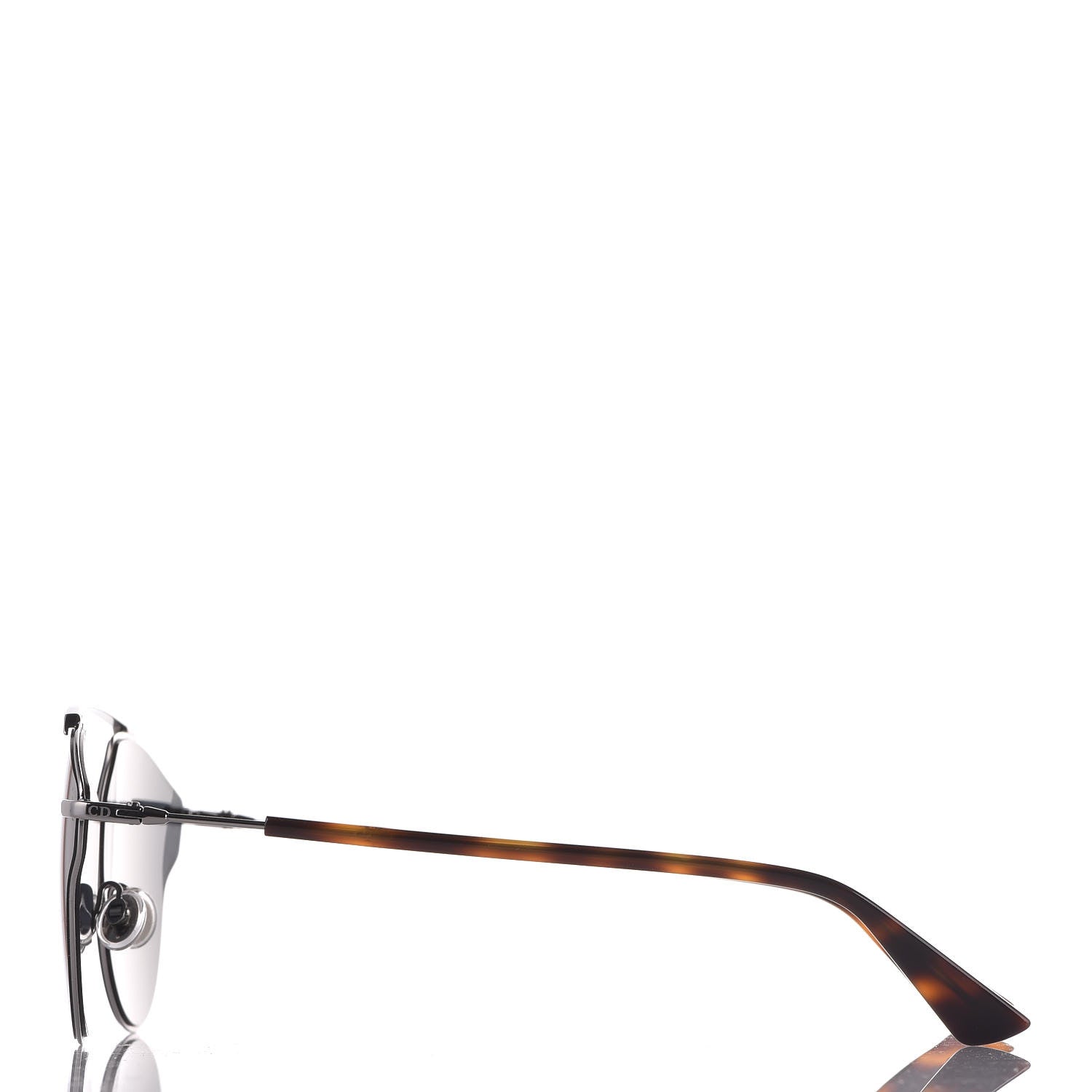 Christian Dior So Real Pop Sunglasses Dark Ruthenium Grey Havana 2 of 9