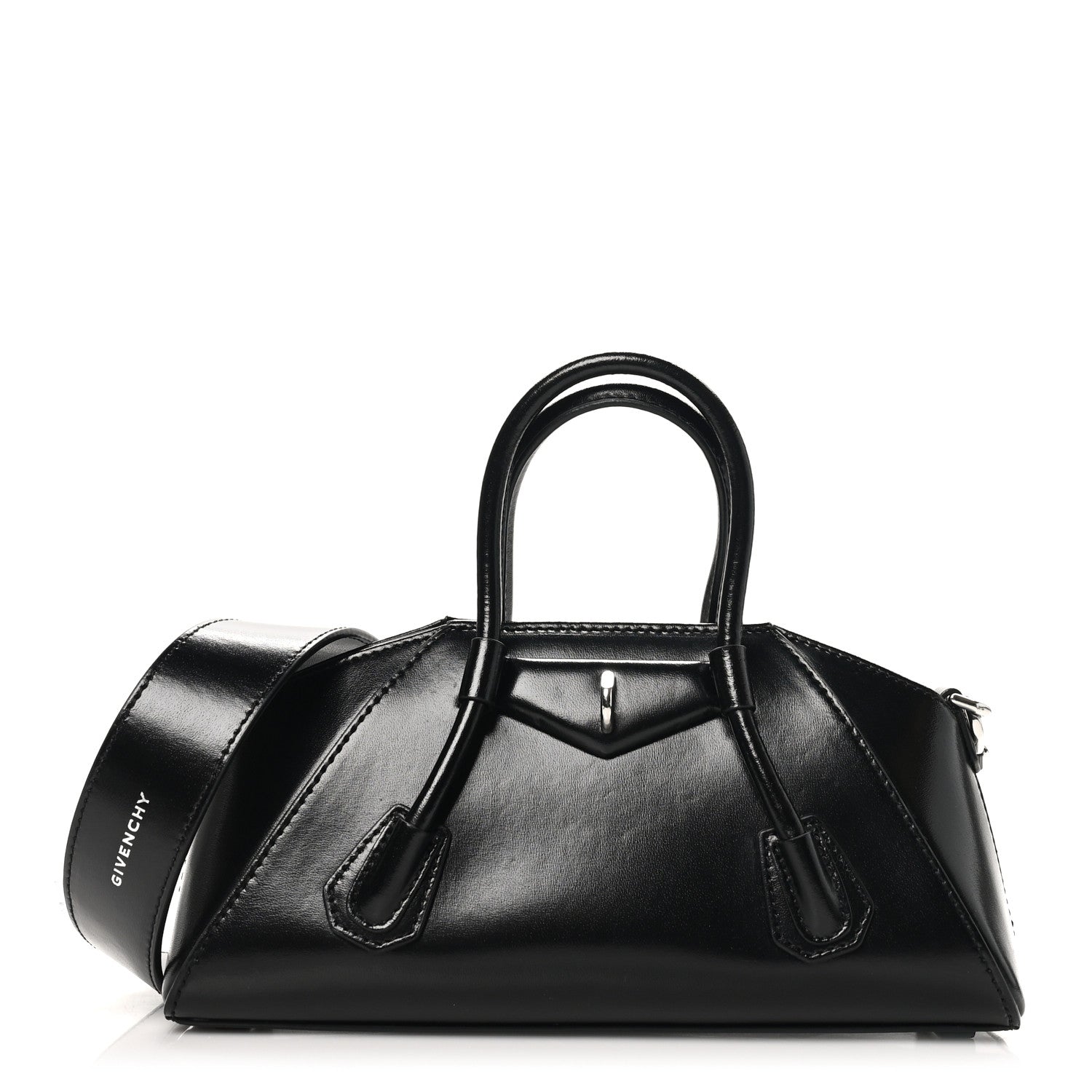 Givenchy Box Calfskin Mini Antigona Stretch Black 1 of 9