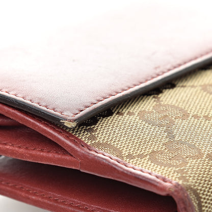 Gucci Monogram Heart French Wallet Red 12 of 16