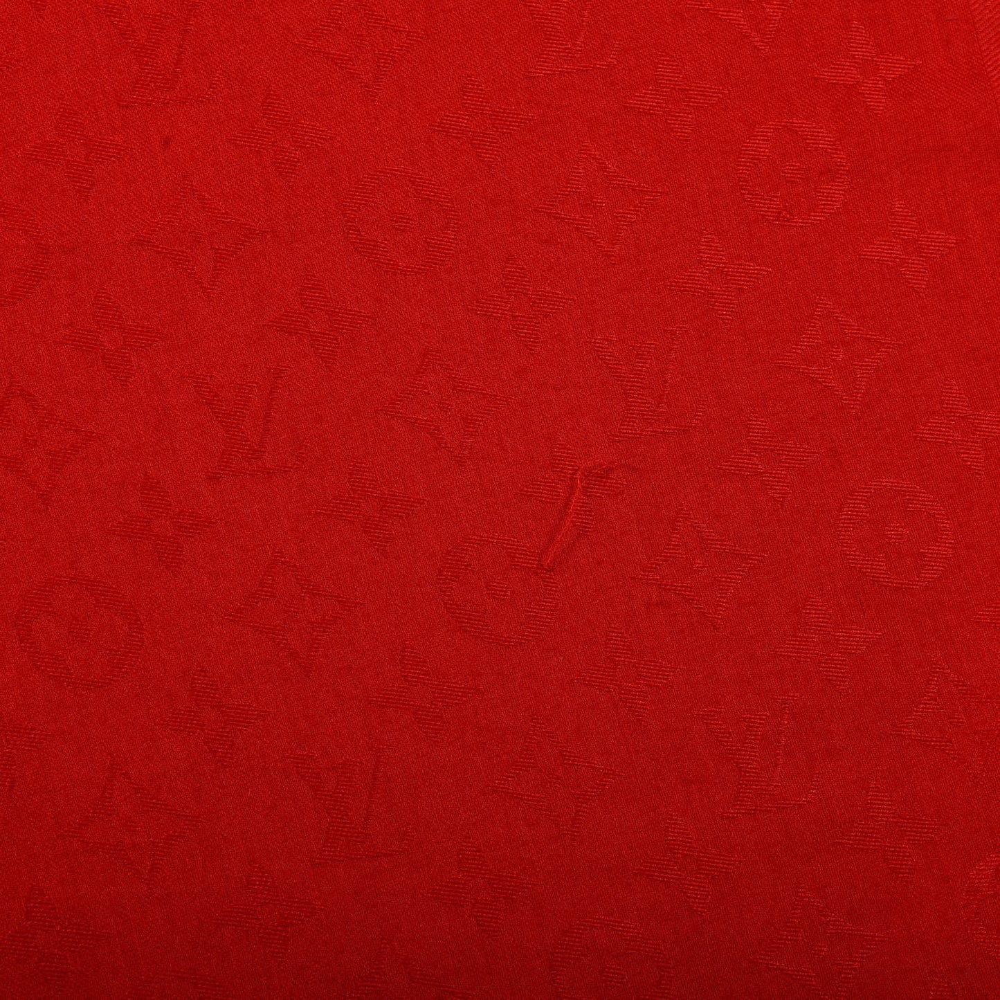 Silk Wool Monogram Shawl Pomme D'Amour