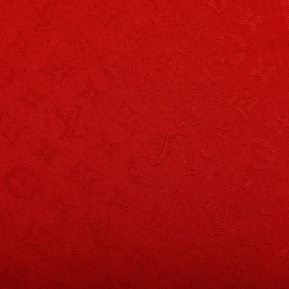 Louis Vuitton Silk Wool Monogram Shawl Pomme D'Amour 5 of 7