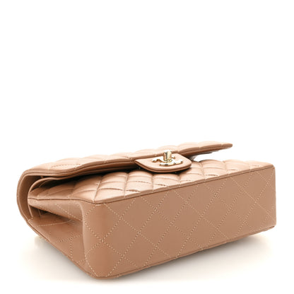 Chanel Lambskin Quilted Small Double Flap Brown 4 of 11