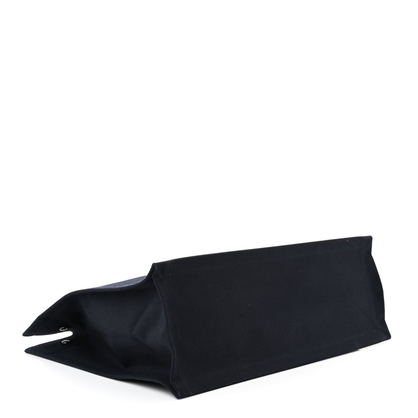 Linen Calfskin Rive Gauche Tote Navy