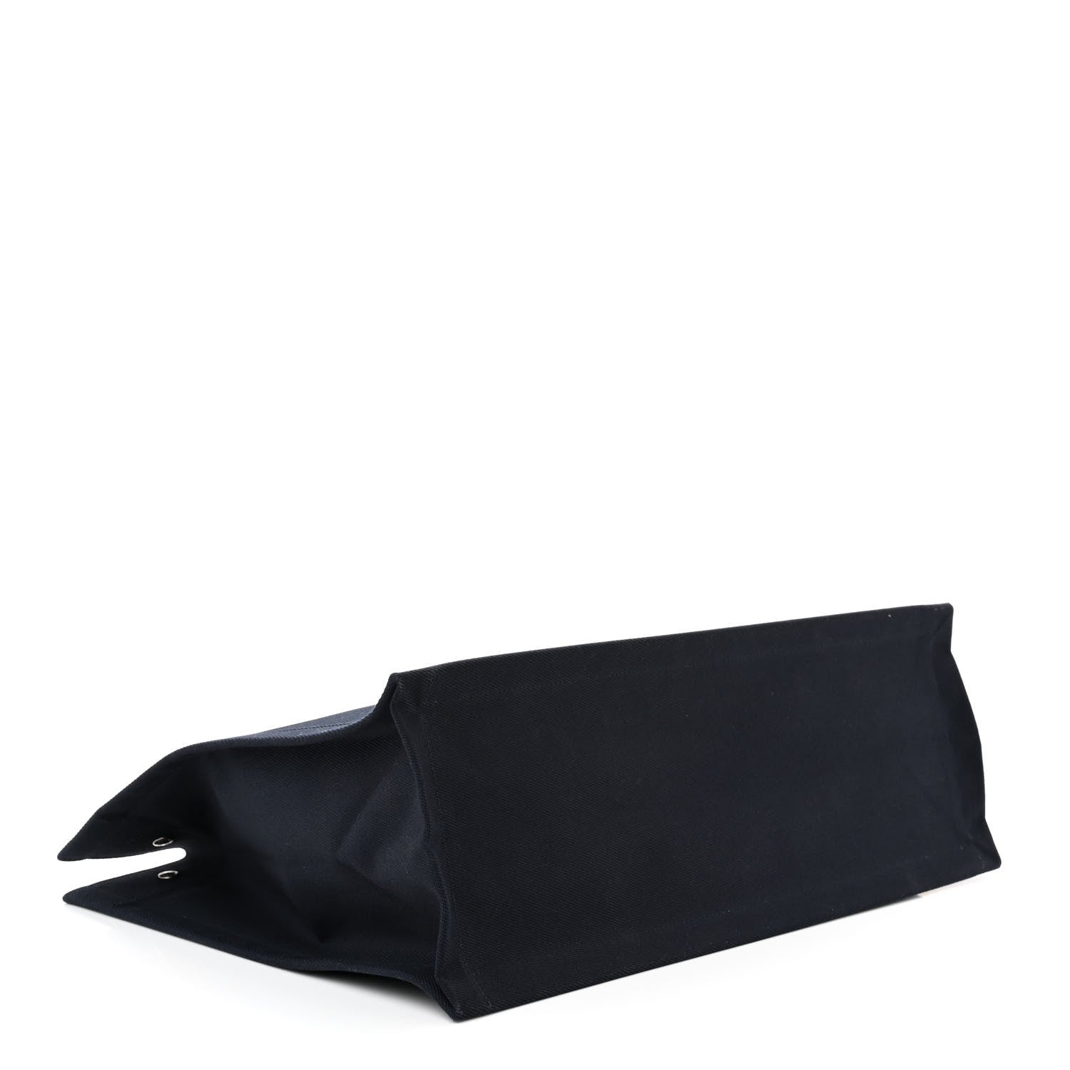 Saint Laurent Linen Calfskin Rive Gauche Tote Navy 4 of 10
