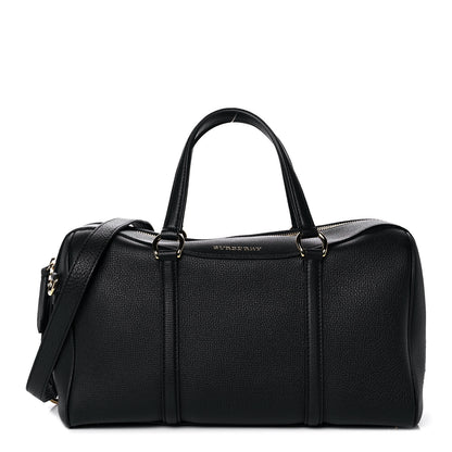 Burberry Derby Calfskin Medium Alchester Bowling Bag Black 1 of 10