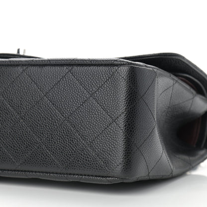 Chanel Caviar Quilted Jumbo Double Flap Black 8 of 9