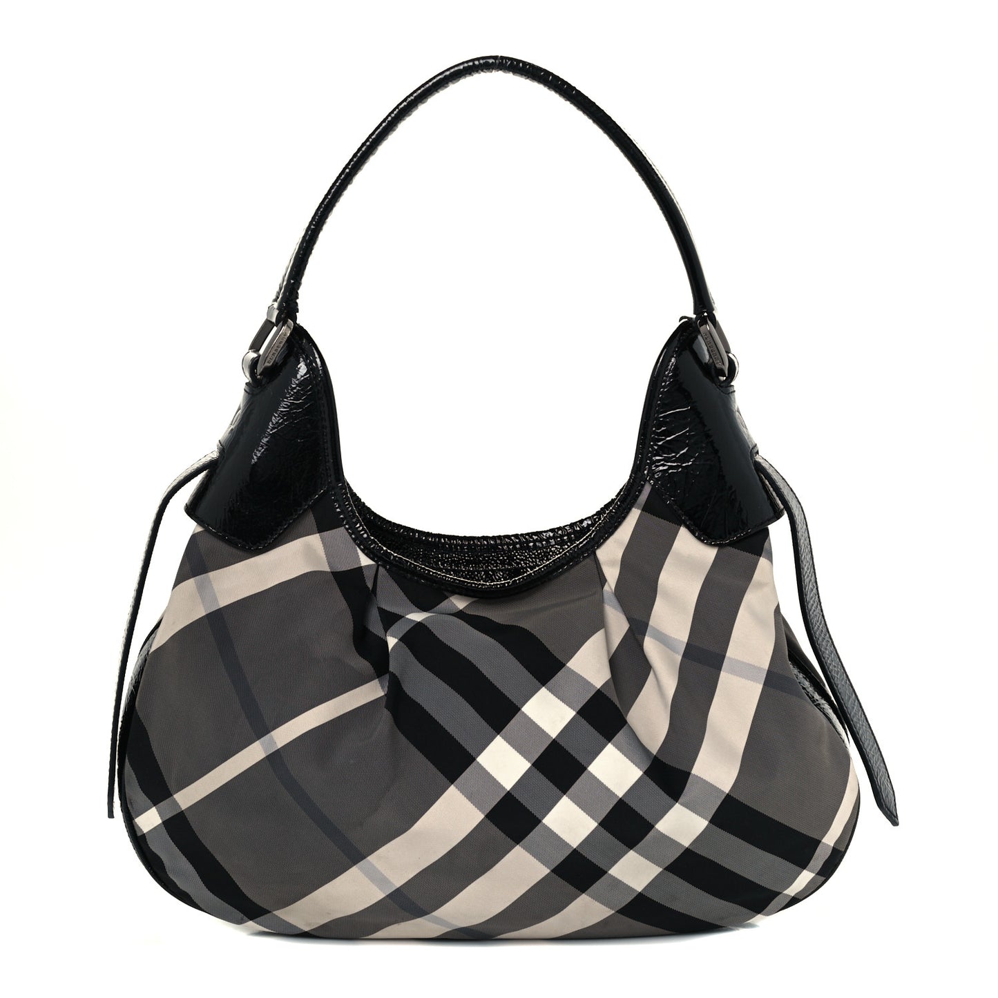 Beat Check Small Brooklyn Hobo Black
