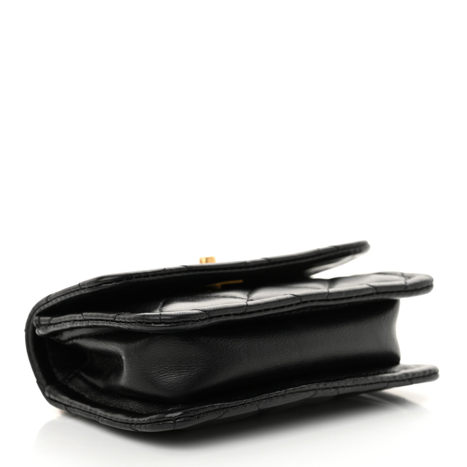 Chanel Shiny Lambskin Quilted Extra Mini Flap Black 4 of 10