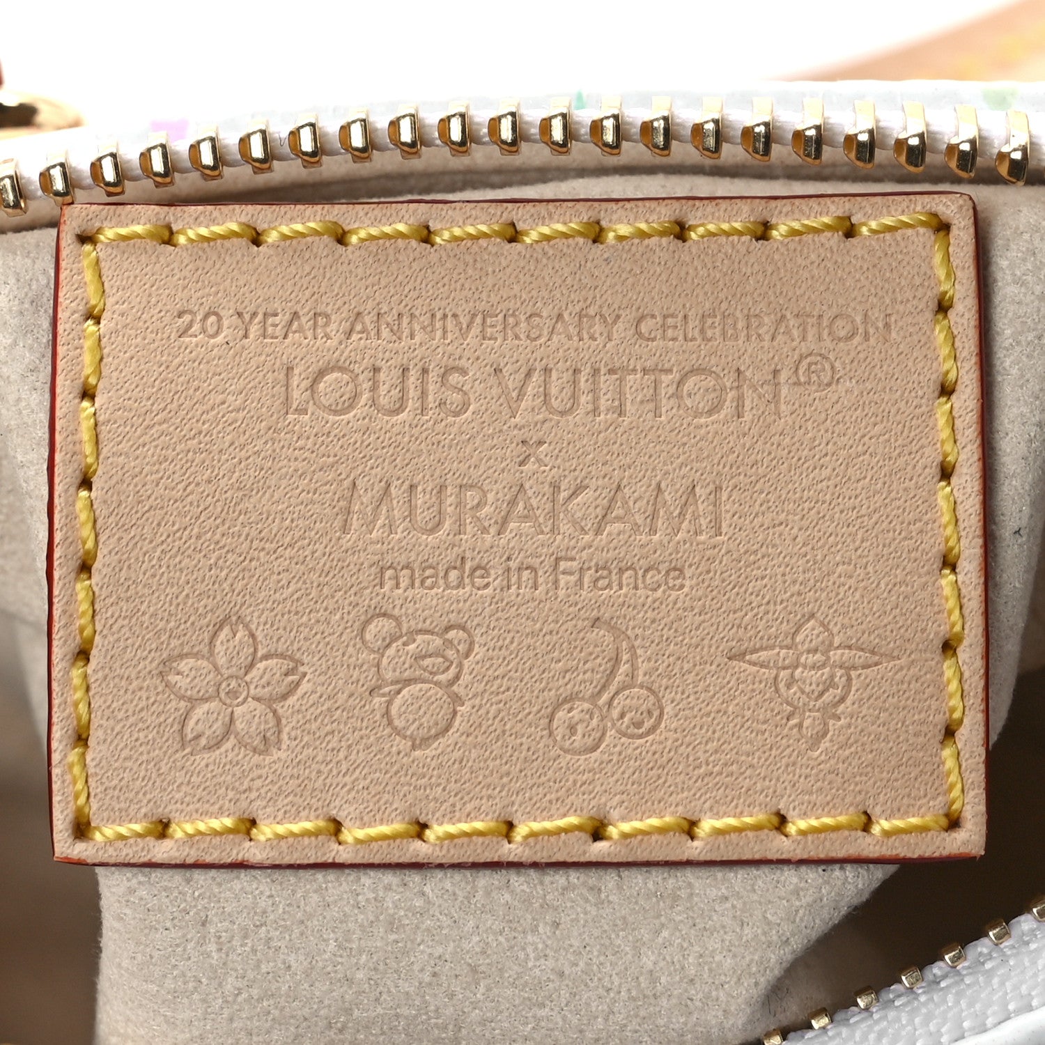 Louis Vuitton X Murakami Monogram Multicolor Nano Speedy White 6 of 7