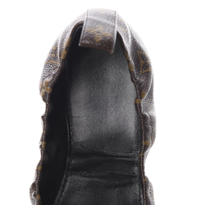Louis Vuitton Monogram Flirty Ballerina Flats 37.5 Black 9 of 12