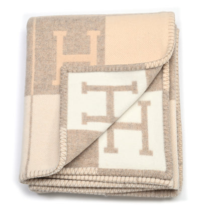 Hermes Wool Cashmere Avalon III Blanket Coco Camomille 2 of 3