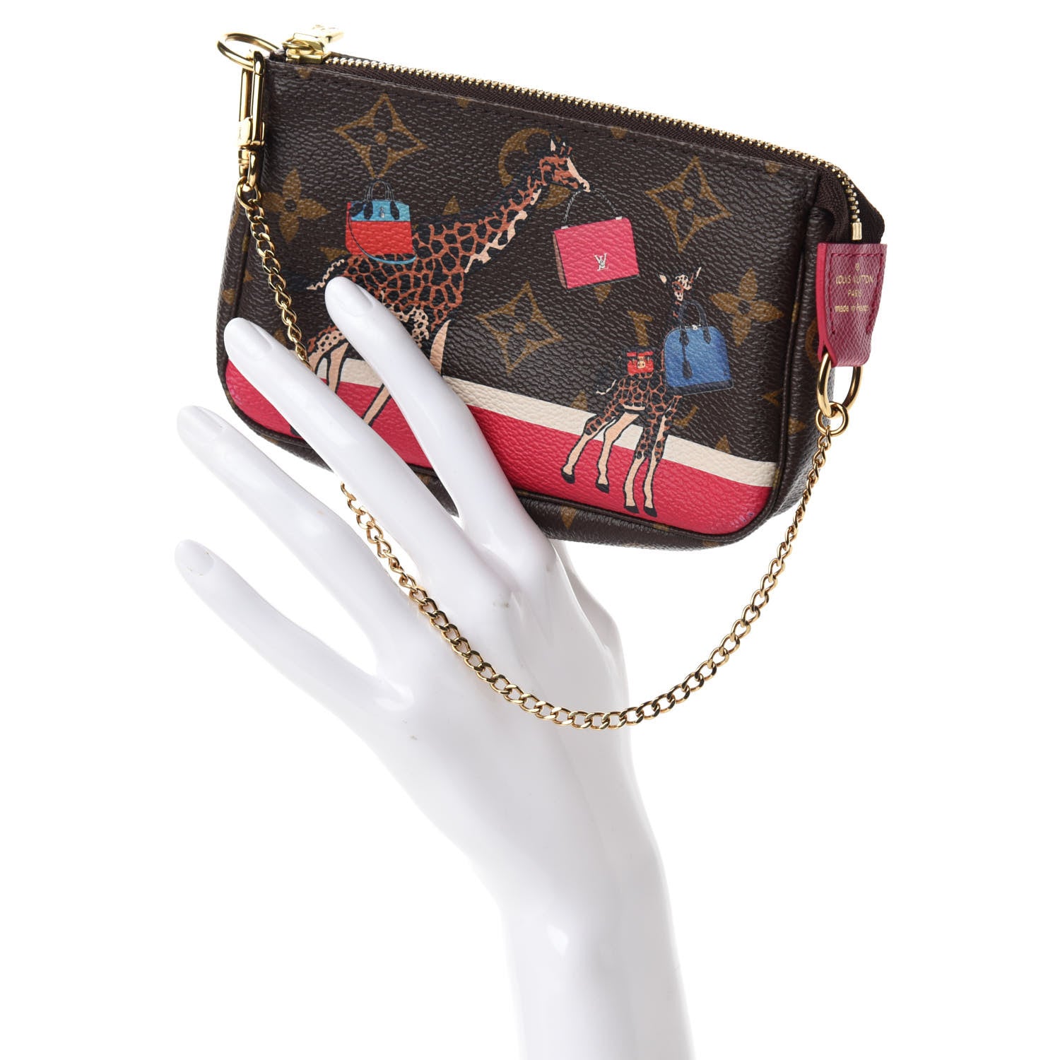 Louis Vuitton Monogram 2017 Christmas Animation Mini Pochette Accessories 2 of 7