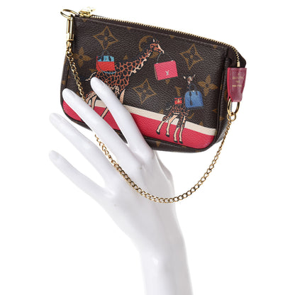 Louis Vuitton Monogram 2017 Christmas Animation Mini Pochette Accessories 2 of 7