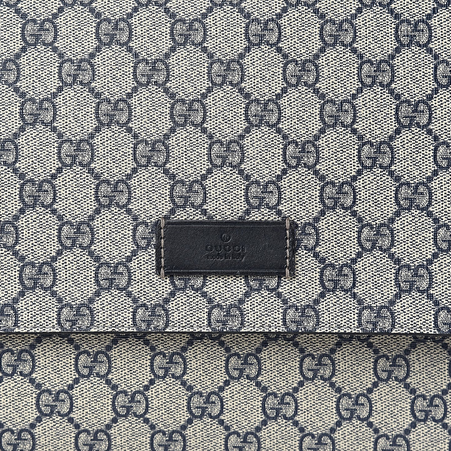 GG Plus Monogram Messenger Diaper Bag Navy