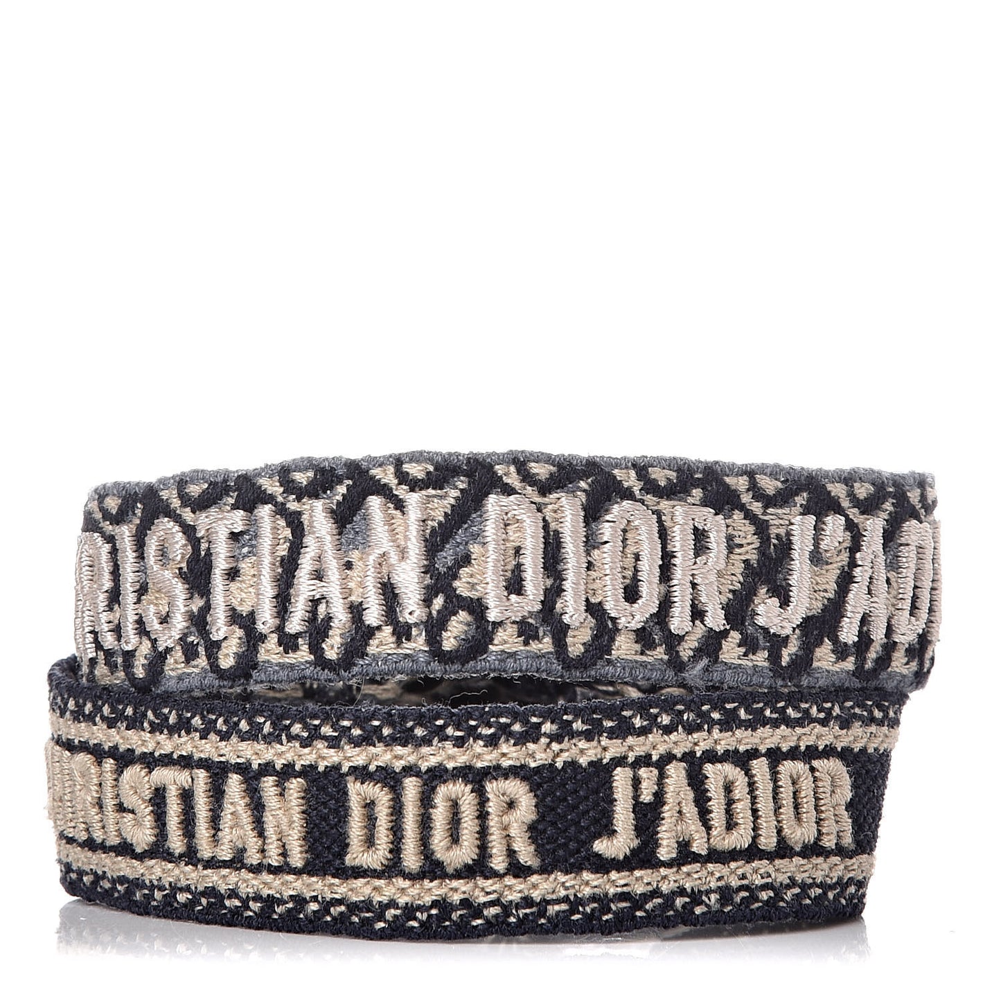 Woven Cotton J'Adior Friendship Bracelet Set Navy