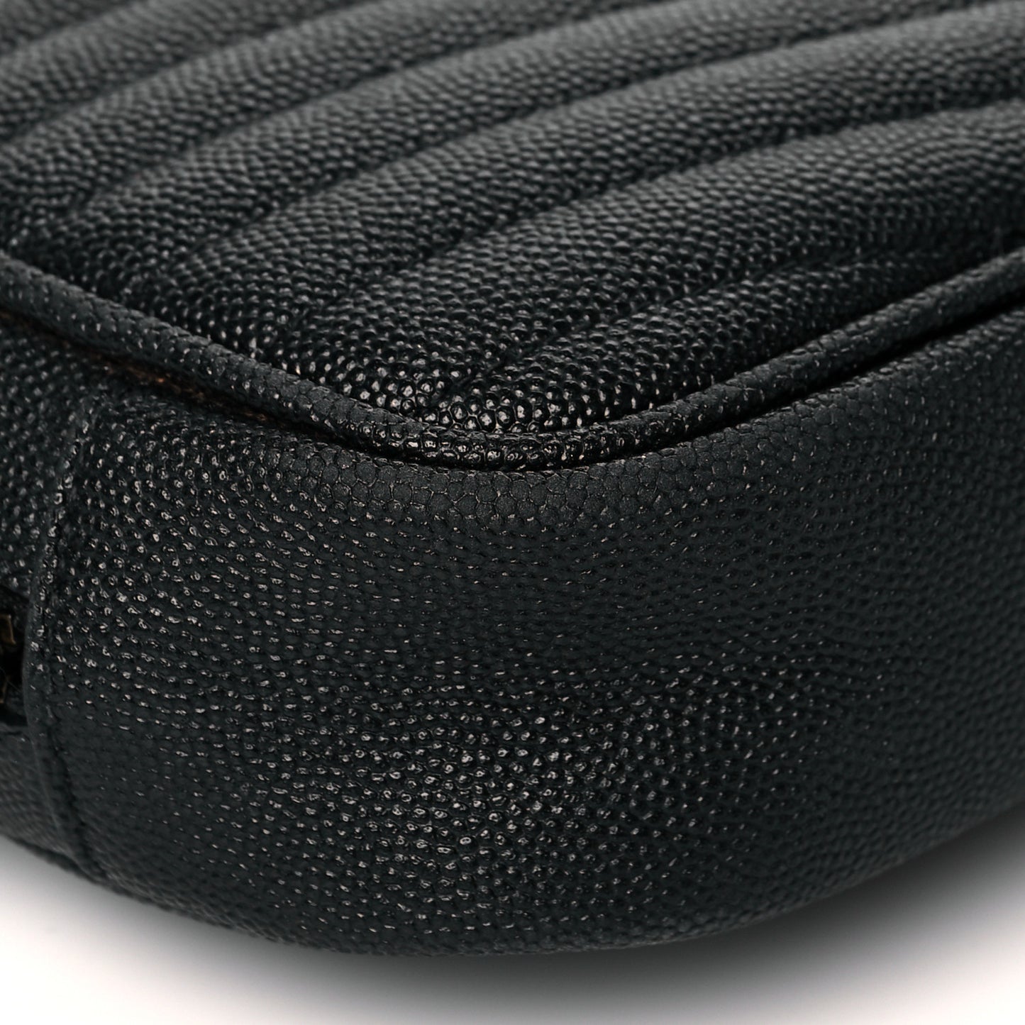 Grain De Poudre Matelasse Monogram Mini Lou Camera Bag Black