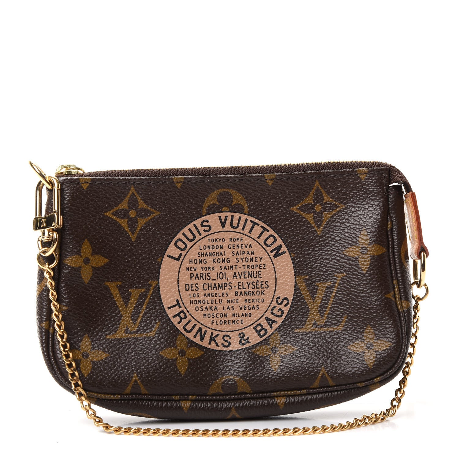 Louis Vuitton Monogram Complice Trunks and Bags Mini Pochette Accessories Beige 1 of 7