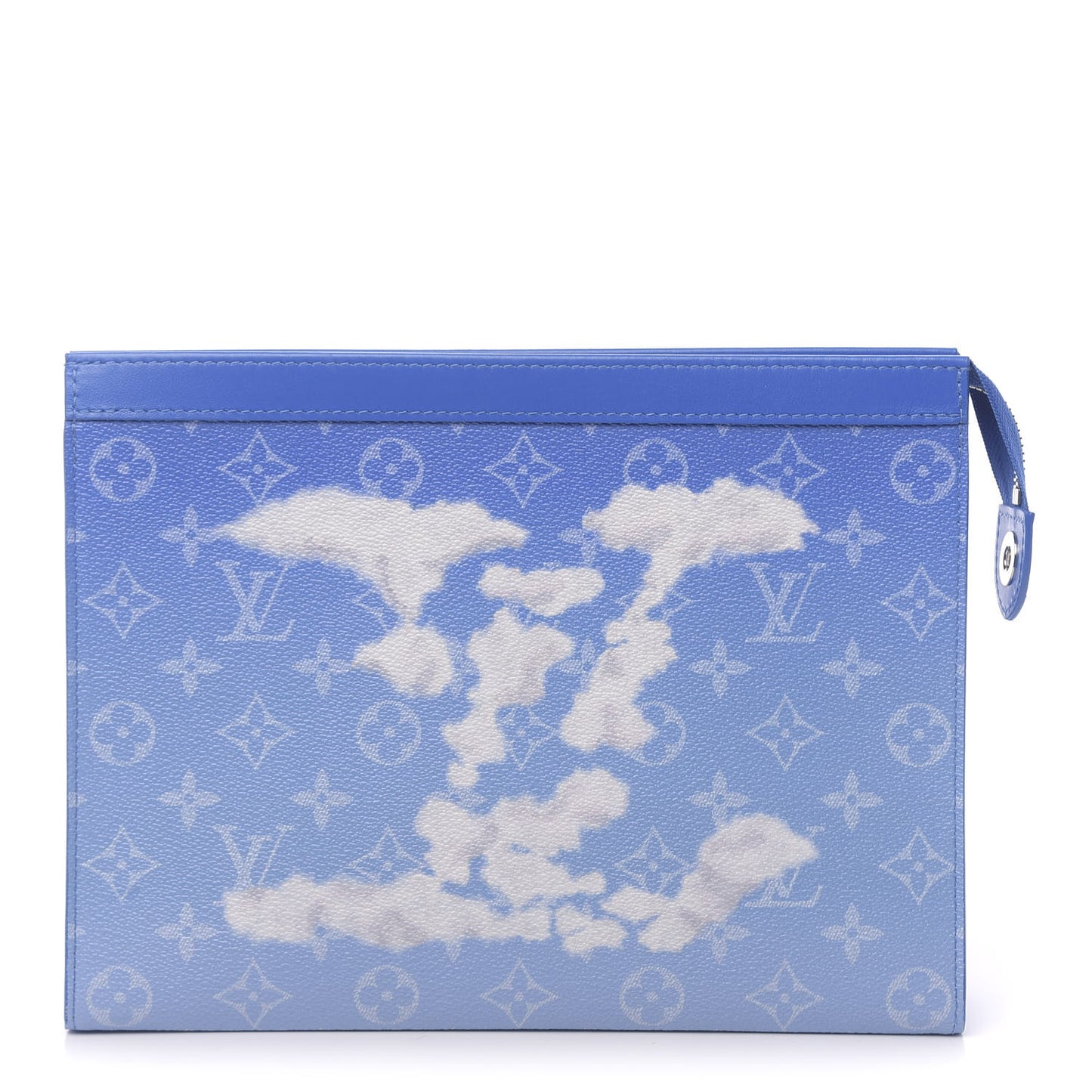 Monogram Clouds Pochette Voyage MM A4 Blue