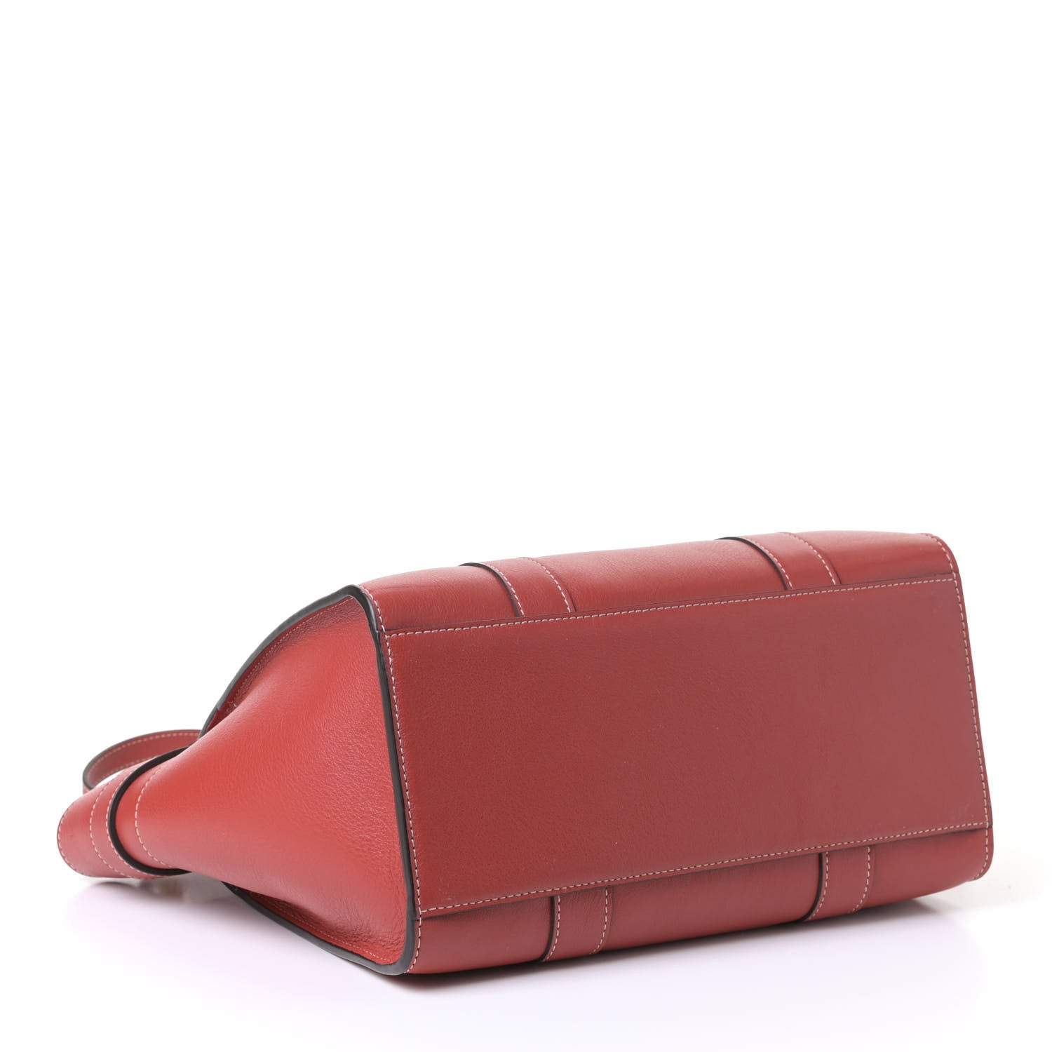 Mulberry Silky Calf Small Zipped Bayswater Red Ocre 3 of 5