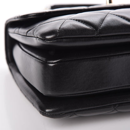 Chanel Lambskin Quilted Small Trendy CC Dual Handle Flap Bag Black 11 of 13