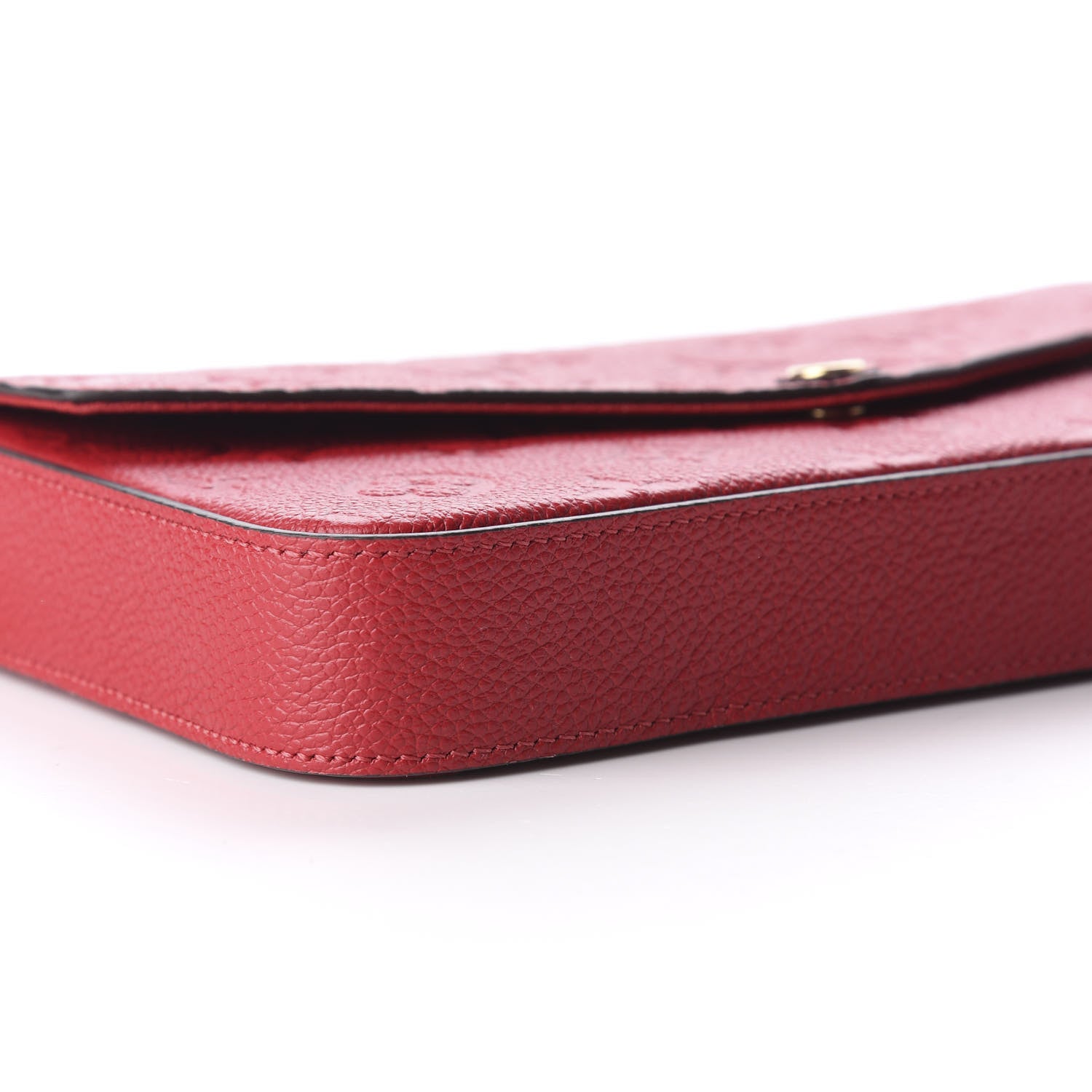 Louis Vuitton Empreinte Pochette Felicie Chain Wallet Scarlet 5 of 10