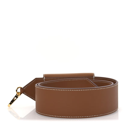 Hermes Swift Epsom Pocket Kelly Shoulder Strap Gold 2 of 7