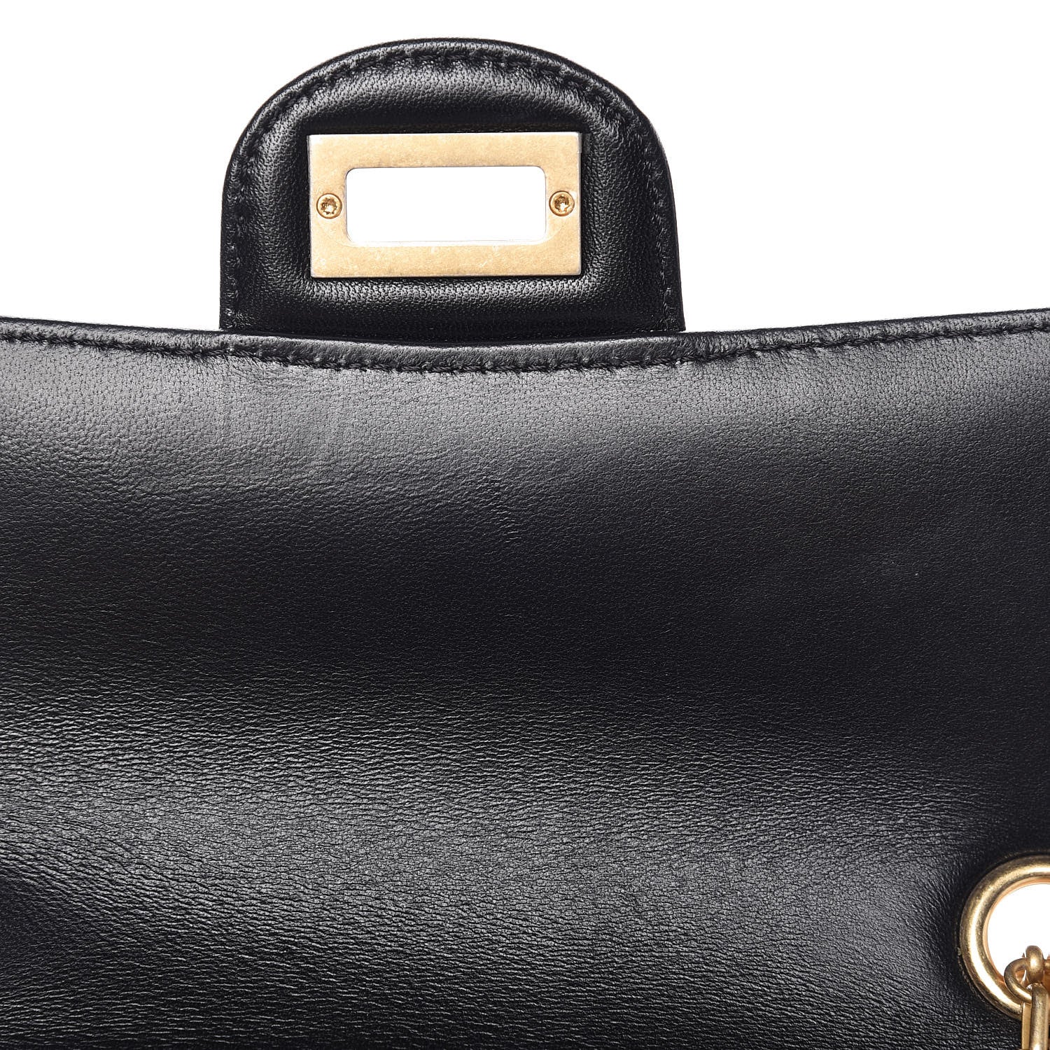 Chanel Calfskin Crocodile Embossed Graffiti 2.55 Mini Cocodile Reissue Flap Black Pink 8 of 13
