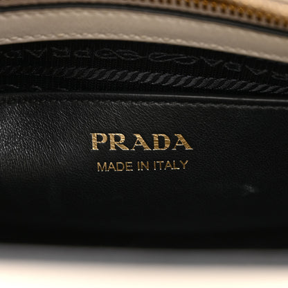 Prada Saffiano City Calfskin Bibliothèque Top Handle White 6 of 13