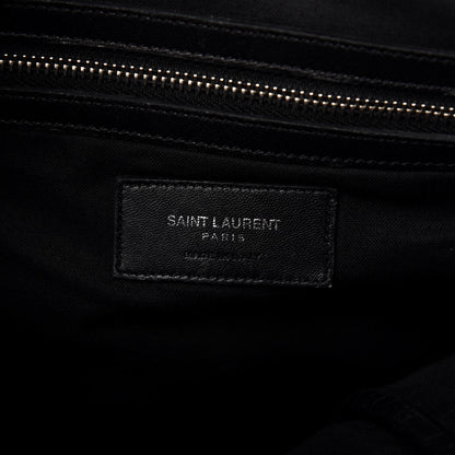 Saint Laurent Calfskin Fringe Festival Backpack Black 8 of 11