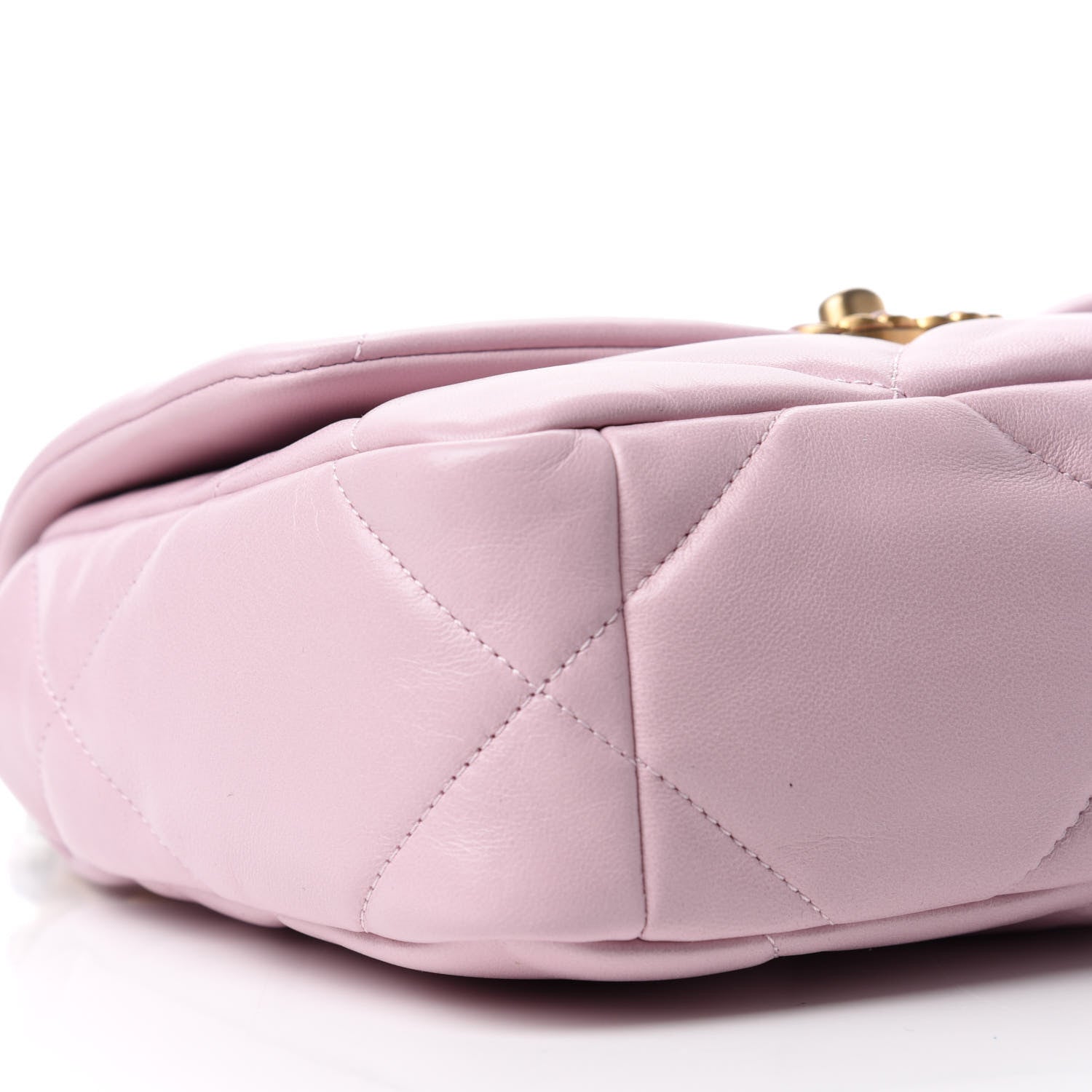 Chanel Lambskin Quilted Medium 19 Flap Light Pink 6 of 11