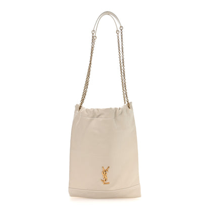 Saint Laurent Lambskin Matelasse Monogram Medium Jamie 4.3 Pochon Blanc Vintage 1 of 11