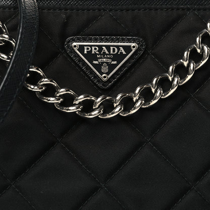 Prada Nylon Tessuto Impuntu Quilted Crossbody Bag Black 8 of 10