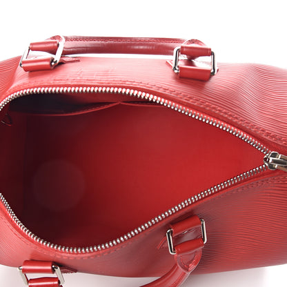 Louis Vuitton Epi Speedy 25 Rouge 4 of 8