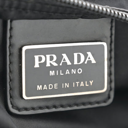 Prada Nylon Vela Flat Messenger Bag Black 6 of 9