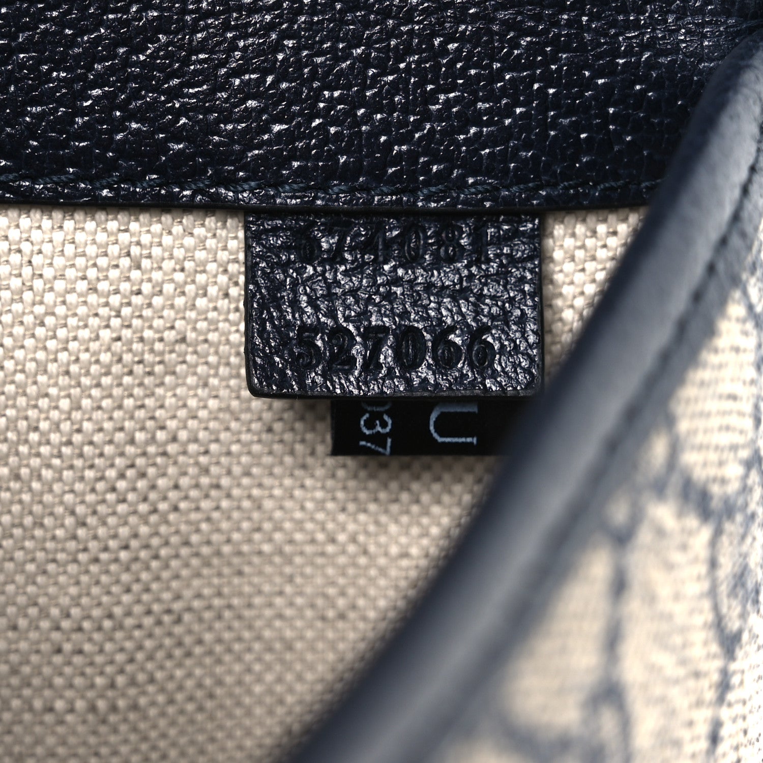 Gucci GG Supreme Monogram Web Small Ophidia Belt Bag 80 32 Beige Navy 6 of 9