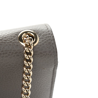Gucci Dollar Calfskin Small Interlocking G Shoulder Bag Loess 11 of 11