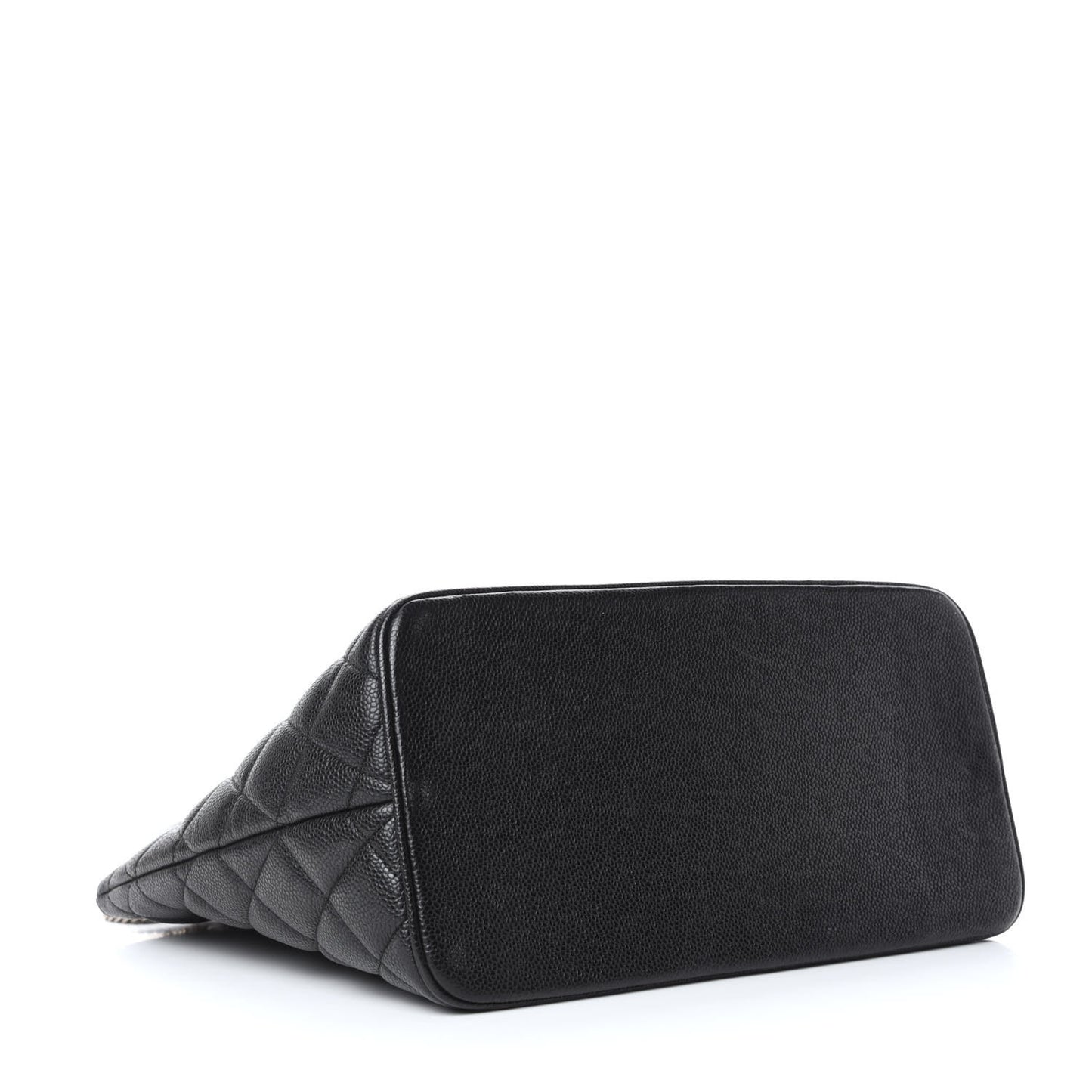 Caviar Quilted Medallion Tote Black