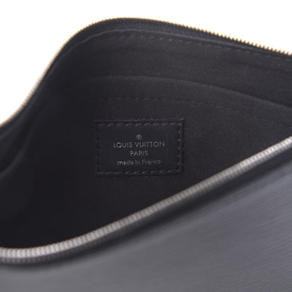 Louis Vuitton Epi Neverfull Pochette MM GM Black 8 of 14