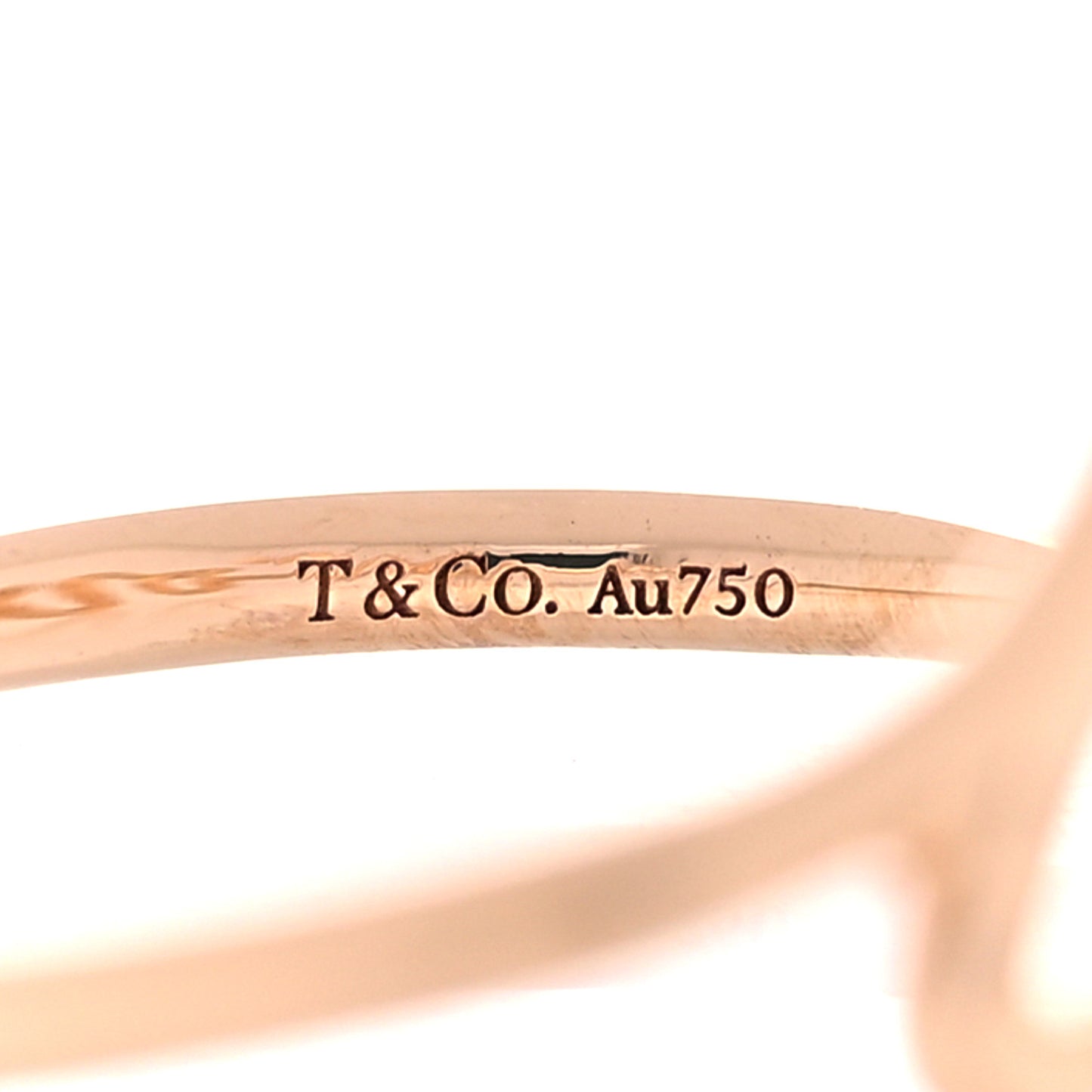 18K Rose Gold Paloma's Graffiti Love Ring 54 7