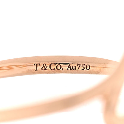 Tiffany 18K Rose Gold Paloma's Graffiti Love Ring 54 7 4 of 5