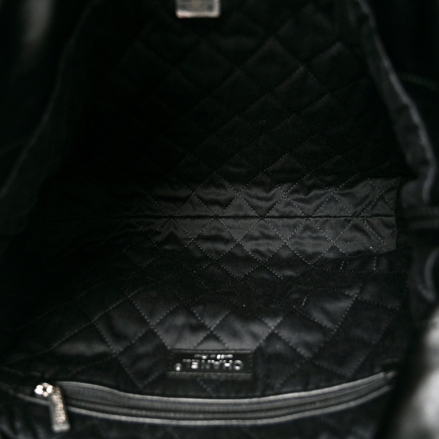 Chanel Shiny Calfskin Quilted Small Chanel 22 Black 6 of 11
